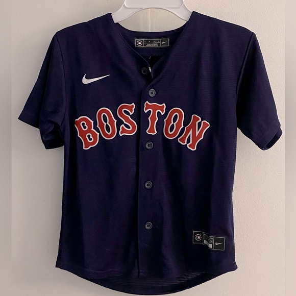 MBL Boston Red Socks Youth active Nike size  7 -large NWT - Picture 1 of 9